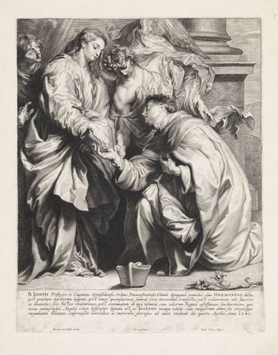 Vision of Saint Hermann Joseph (version a)