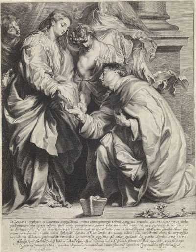 Vision of Saint Hermann Joseph (version a)