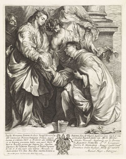 Vision of Saint Hermann Joseph (version b)