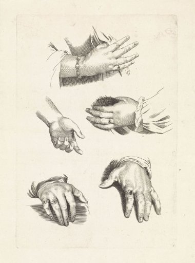 Studies of hands