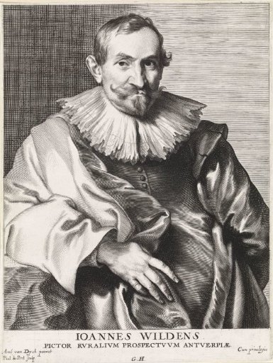 Portrait of the painter Jan Wildens