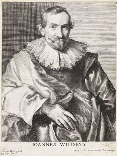 Portrait of the painter Jan Wildens