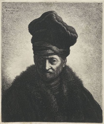 Bust of a Man with a Fur Cap