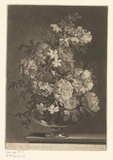 Flower still life in a vase