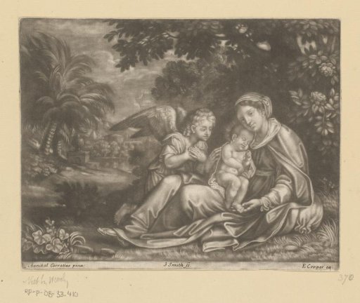 Mary with the Christ Child and an angel
