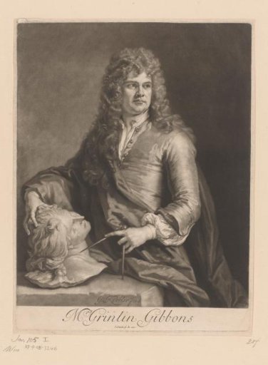 Portrait of Grinling Gibbons