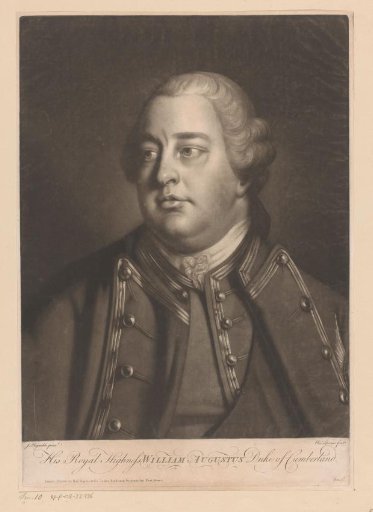 Portrait of William Augustus of Cumberland