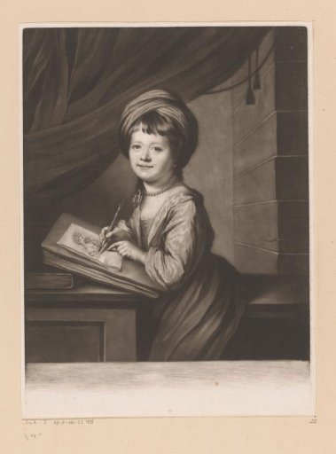 Portrait of Helena Beatson as a child