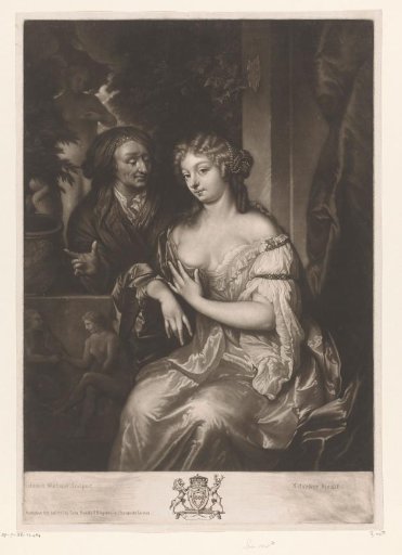 Portrait of Jean-Baptiste Colbert and Hortense Mancini as Vertumnus and Pomona
