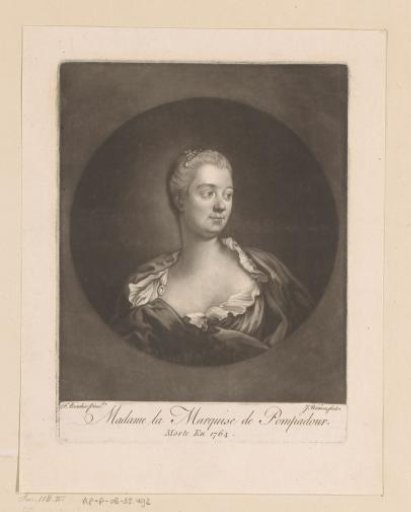 Portrait of Madame de Pompadour