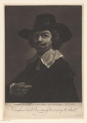 Portrait of an Unknown Man with Hat and Flat Collar