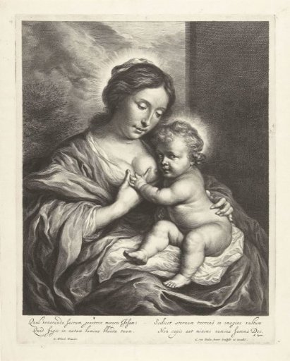 Mary with the Child at the breast