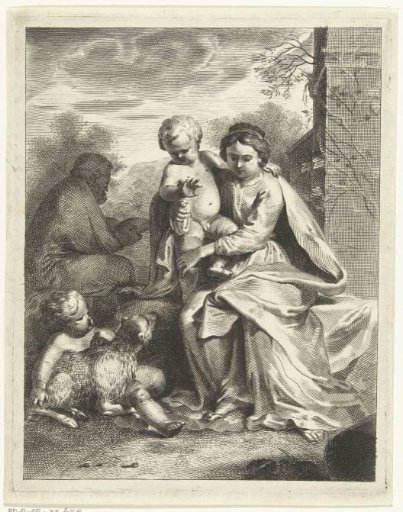 Mary with Child, Joseph and John with Lamb