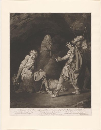 Sextus Pompeius consults Erictho about the Battle of Pharsalus
