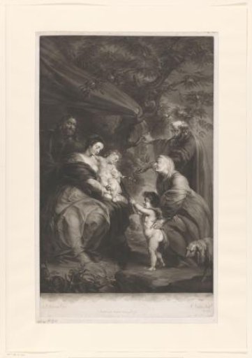 Holy Family with Elizabeth, Zechariah, and John the Baptist as a Child