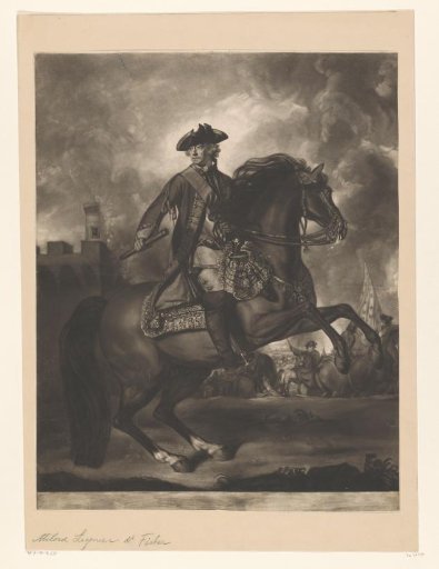 Equestrian portrait of John Ligonier