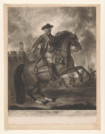Equestrian portrait of John Ligonier
