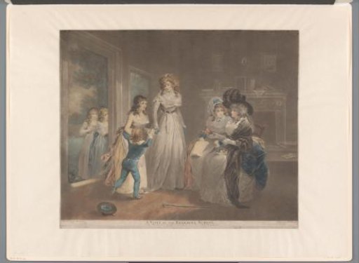 Mother visiting her daughter at boarding school