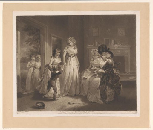Mother Visiting Her Daughter at Boarding School