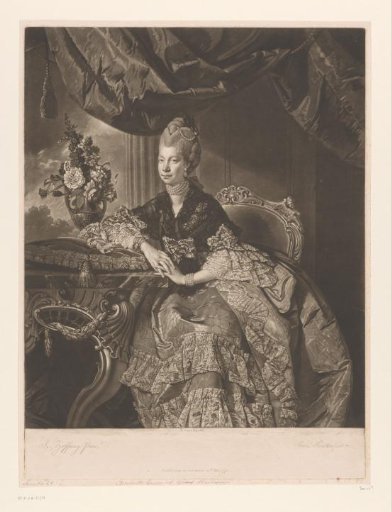Portrait of Charlotte of Mecklenburg-Strelitz