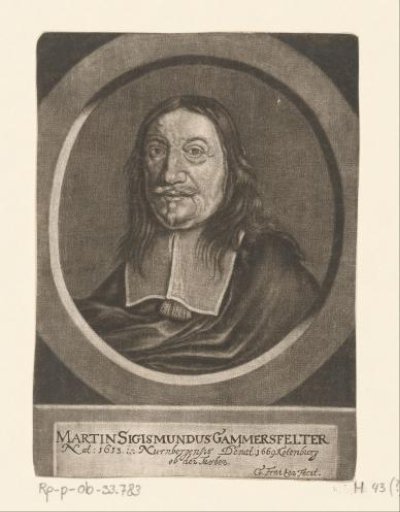 Portrait of Martin Sigmund Gammersfelder