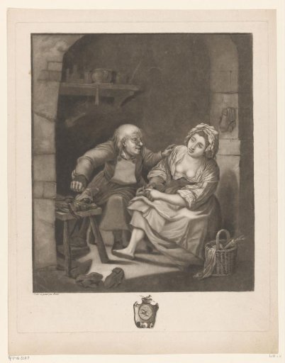 Young Woman and the Shoemaker