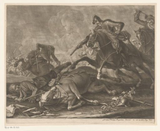 Fight between riders