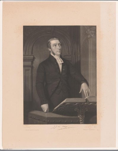 Portrait of Johannes Jacobus van Oosterzee