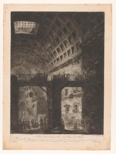Interior of a prison