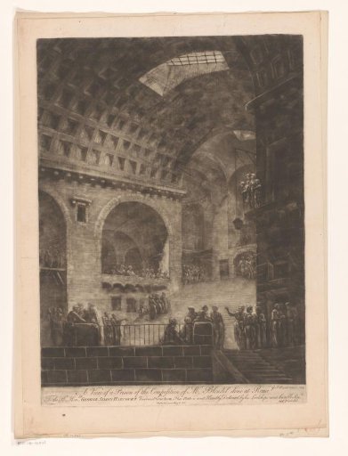 Interior of a prison