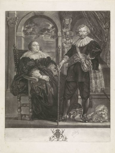 Portrait of Frederick Henry and Amalia of Solms