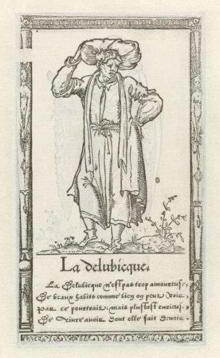 Woman with a Round Headdress