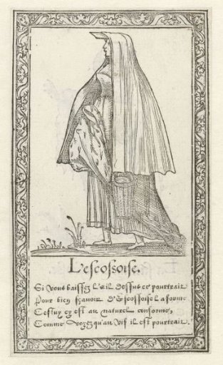 Woman from Scotland with hood