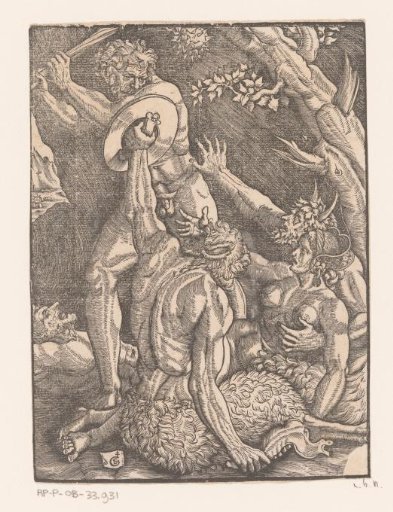 Hercules and the centaurs