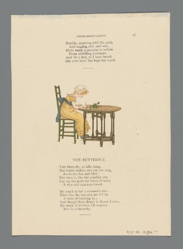 Girl writing
