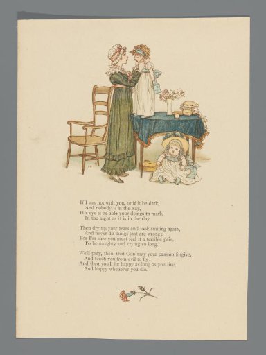 Woman with child on table and baby on the floor