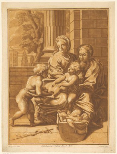 Mary with Child, John and Elizabeth