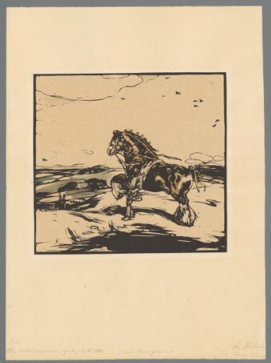 Horse in a landscape