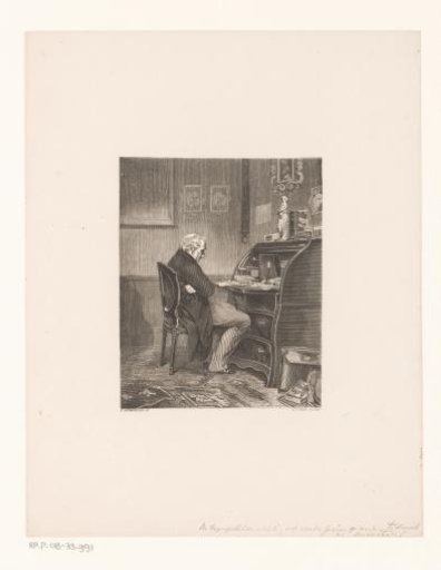 Man Sitting at a Desk