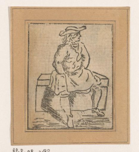 Seated man