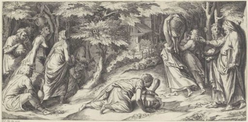 The Israelites fleeing from Egypt