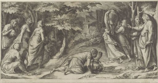 The Israelites fleeing from Egypt
