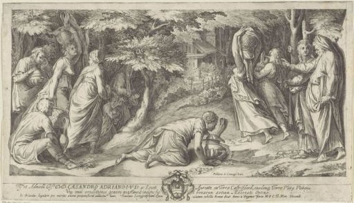 The Israelites fleeing from Egypt