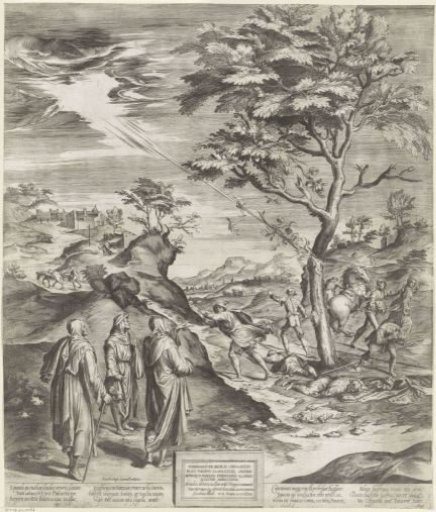St. Philip Benizi of the Servites punishing the blasphemers