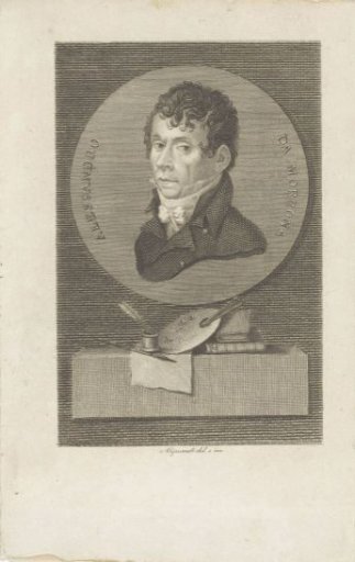 Portrait of writer and artist Alessandro da Morrona
