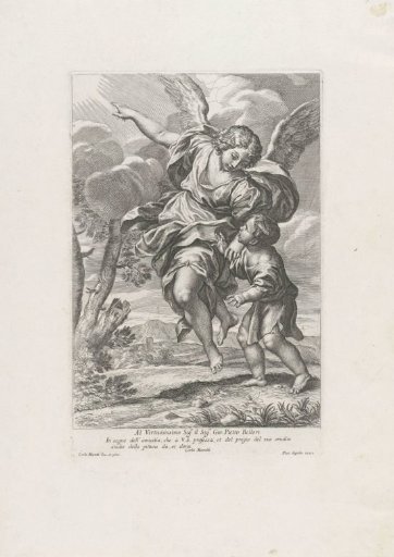 Child with guardian angel