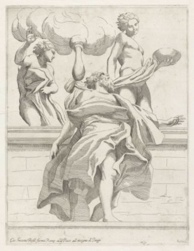 Prophet with Two Angels