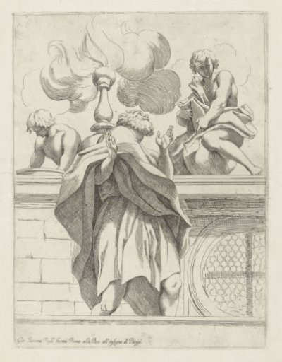 Prophet with Two Angels