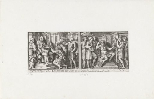 Emperor Constantine Hands Over Rome to Pope Sylvester I and the Seleucid Judgment