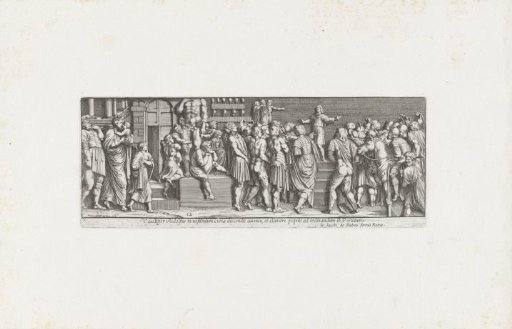 Gonfaloniere Ridolfi Addresses the Inhabitants of Florence